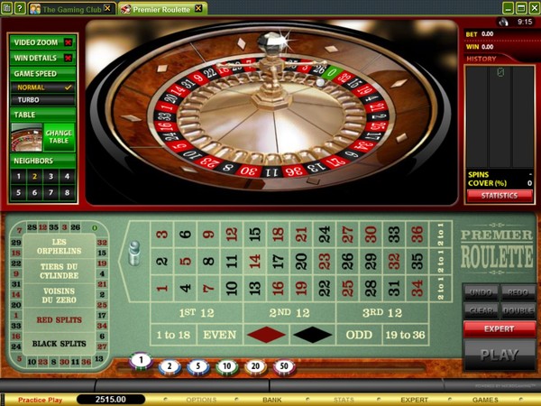 Gaming Club Casino Screenshot