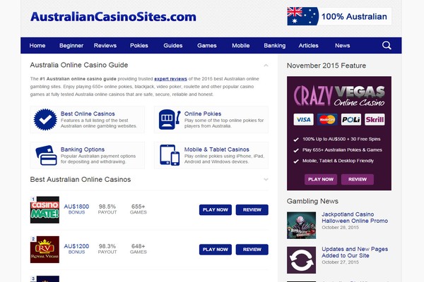Australian Casino Sites
